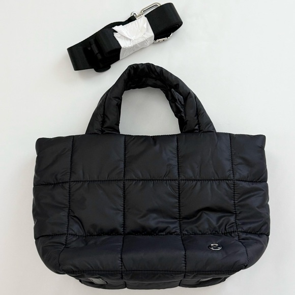 lululemon athletica Handbags - Lululemon Quilted Grid Small Tote, Black
